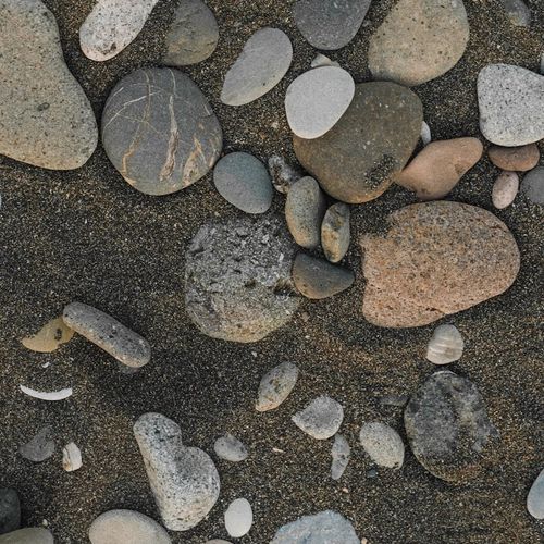 Abstract image of stones balancing on top of each other.